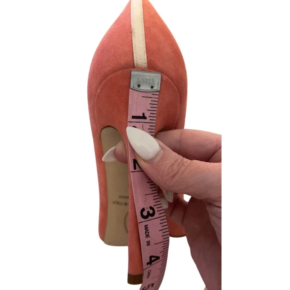 SJP by Sarah Jessica Parker Fawn Suede‎ Coral Heels Size EU 40 US 9.5-10